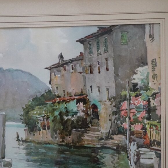 Lithograph Print Switzerland Landscape Nicolas Markovitch A. Marc Watercolor - Picture 4 of 9